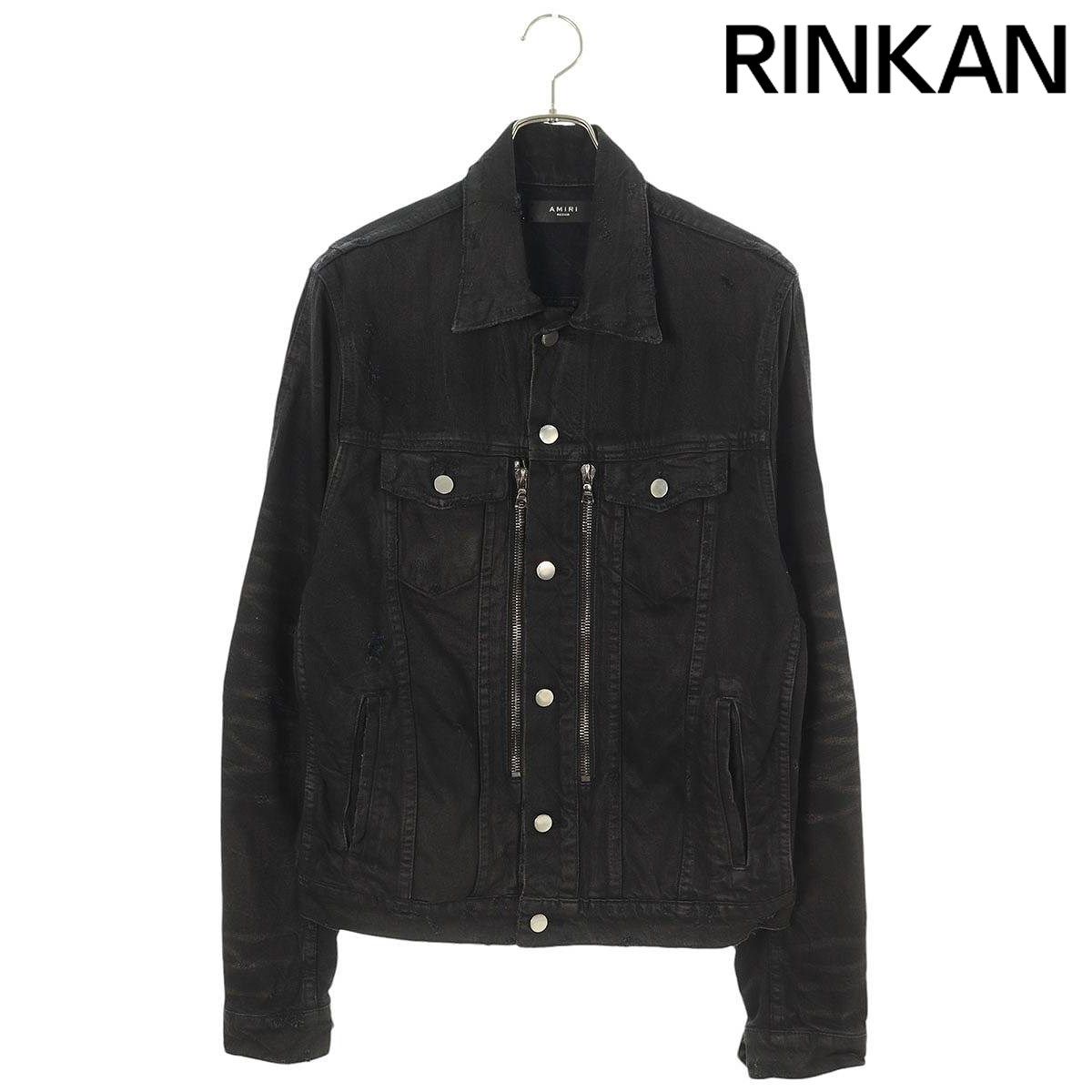 AMIRI ダメージ加工 デニムジャケット アミリ ムートンダメージ加工デニムジャケット メンズ XL MJ - メルカリ