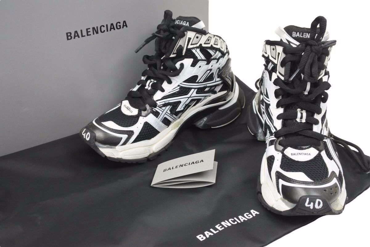 BALENCIAGA バレンシアガ RUNNER ランナー HIGHTOP スニーカー ミドル ...