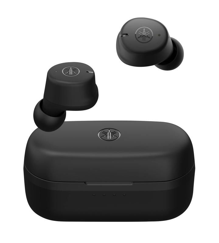 ヤマハ YAMAHA ワイヤレスイヤホン bluetooth TW-E3C B - リスニングケア|音声通話|ゲーミングモード|最大9 15時間再生|生活防水IPX5相当|AAC aptX対応|イ
