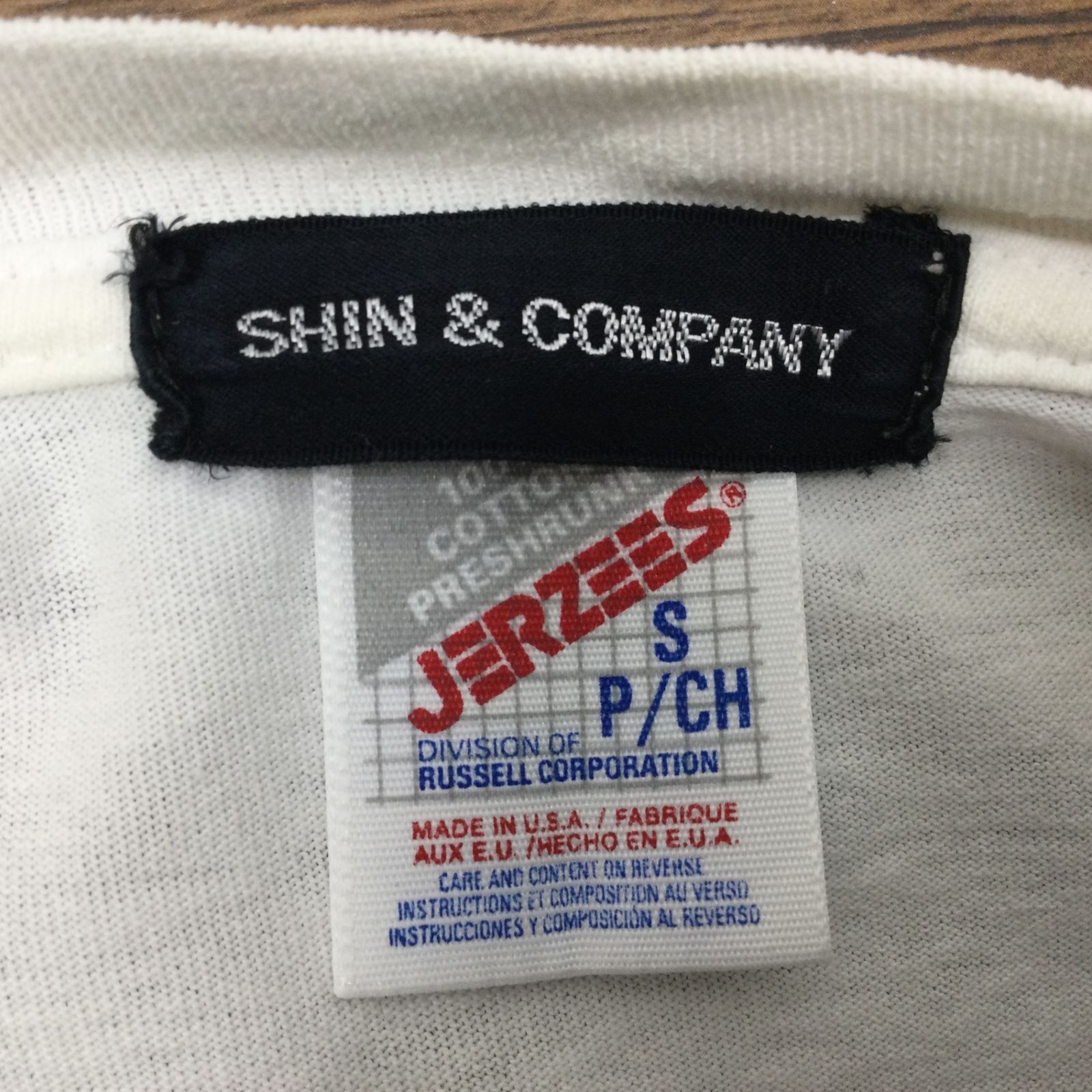 たかし 6360 SHIN & COMPANY 高倉健 唐獅子牡丹 任侠 Tシャツ JERZEES