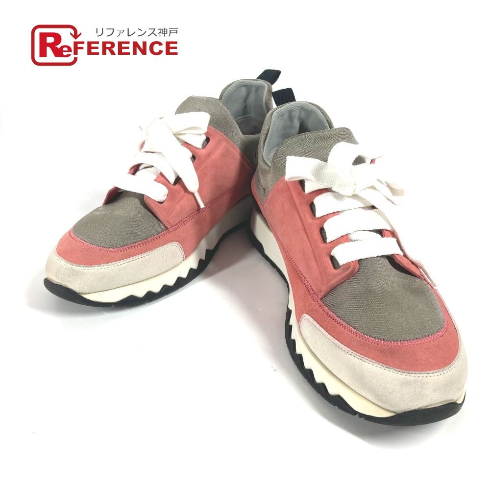 HERMES エルメス スニーカー スタジアム スエード - メルカリ