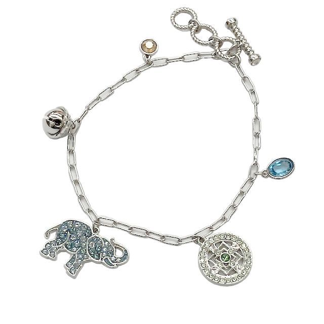 SWAROVSKI スワロフスキー ブレスレット 象モチーフ シルバー