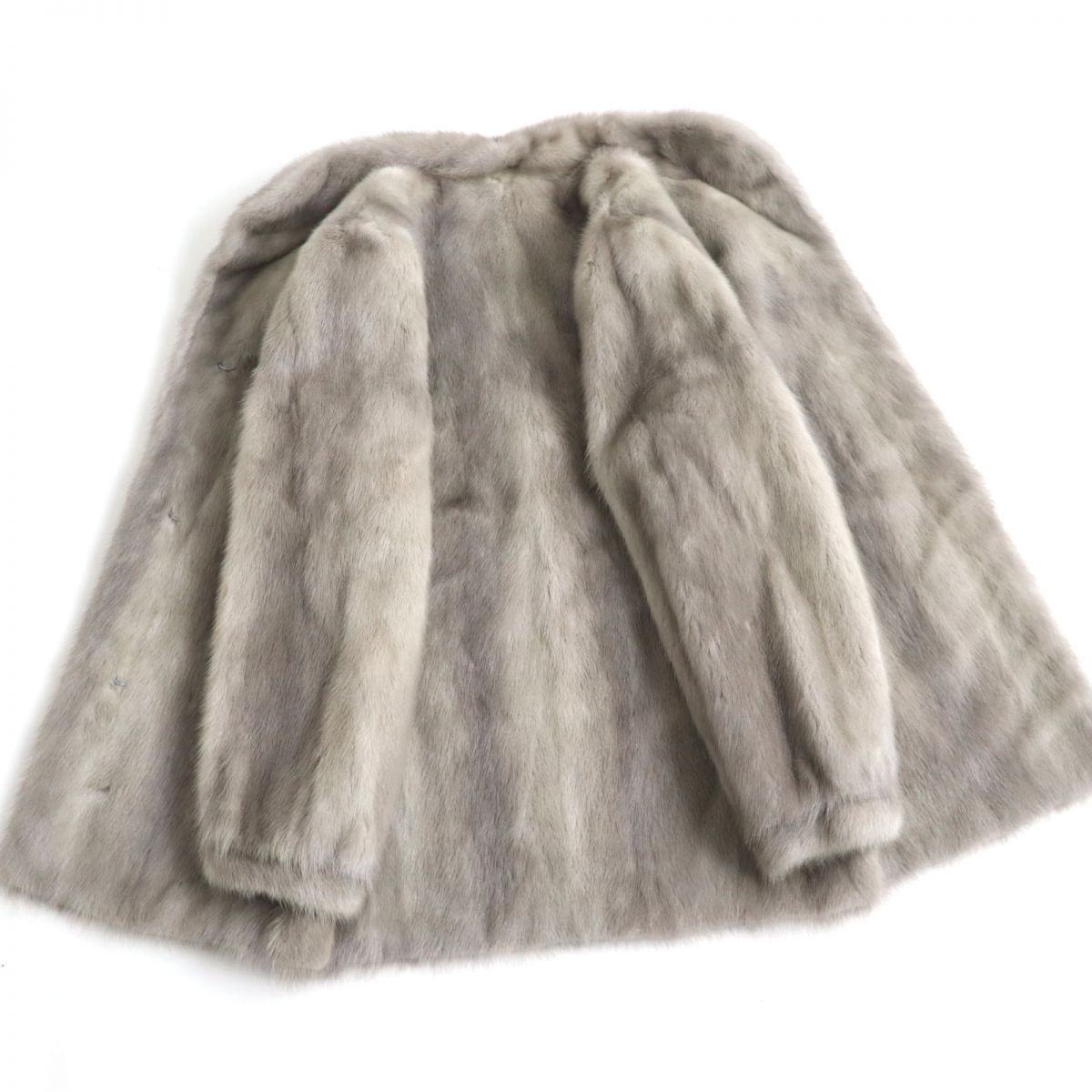 mink fur ミンクファー　サファイアミンク　毛皮　ショート丈 良品△サファイアミンク MINK 本毛皮ショートコート ジャケット