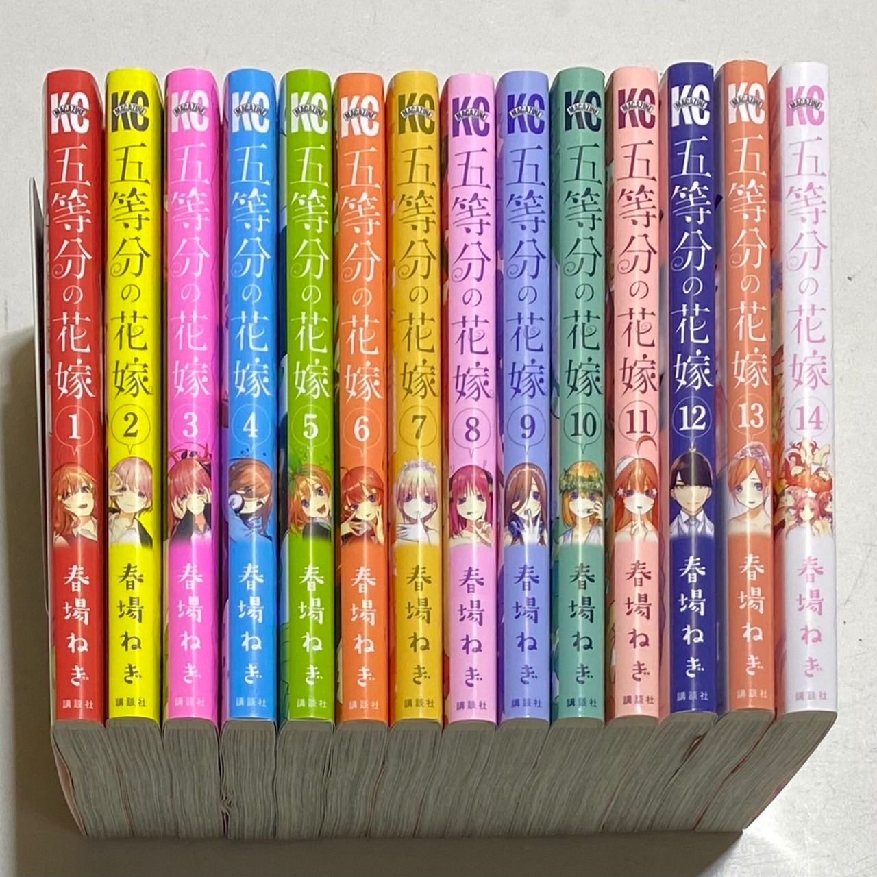 五等分の花嫁 全巻セット 1-14巻 特典ボックス付き 送料無料 五等分の花嫁 1-14巻 春場ねぎ 講談社コミックス 中古