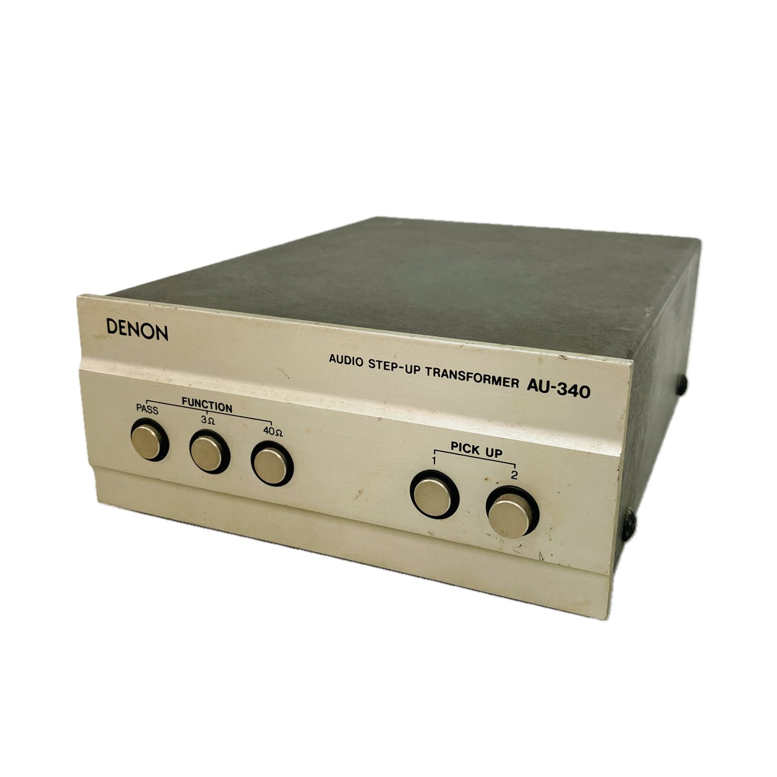 DENON AU-340 AUDIO STEP-UP TRANSFORMER MC昇圧トランス 音響機材 デノン ジャンク C10513281