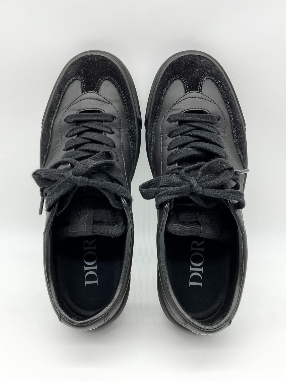 美品 DIOR ディオール 42 ブラック B101 スニーカー - メルカリ 