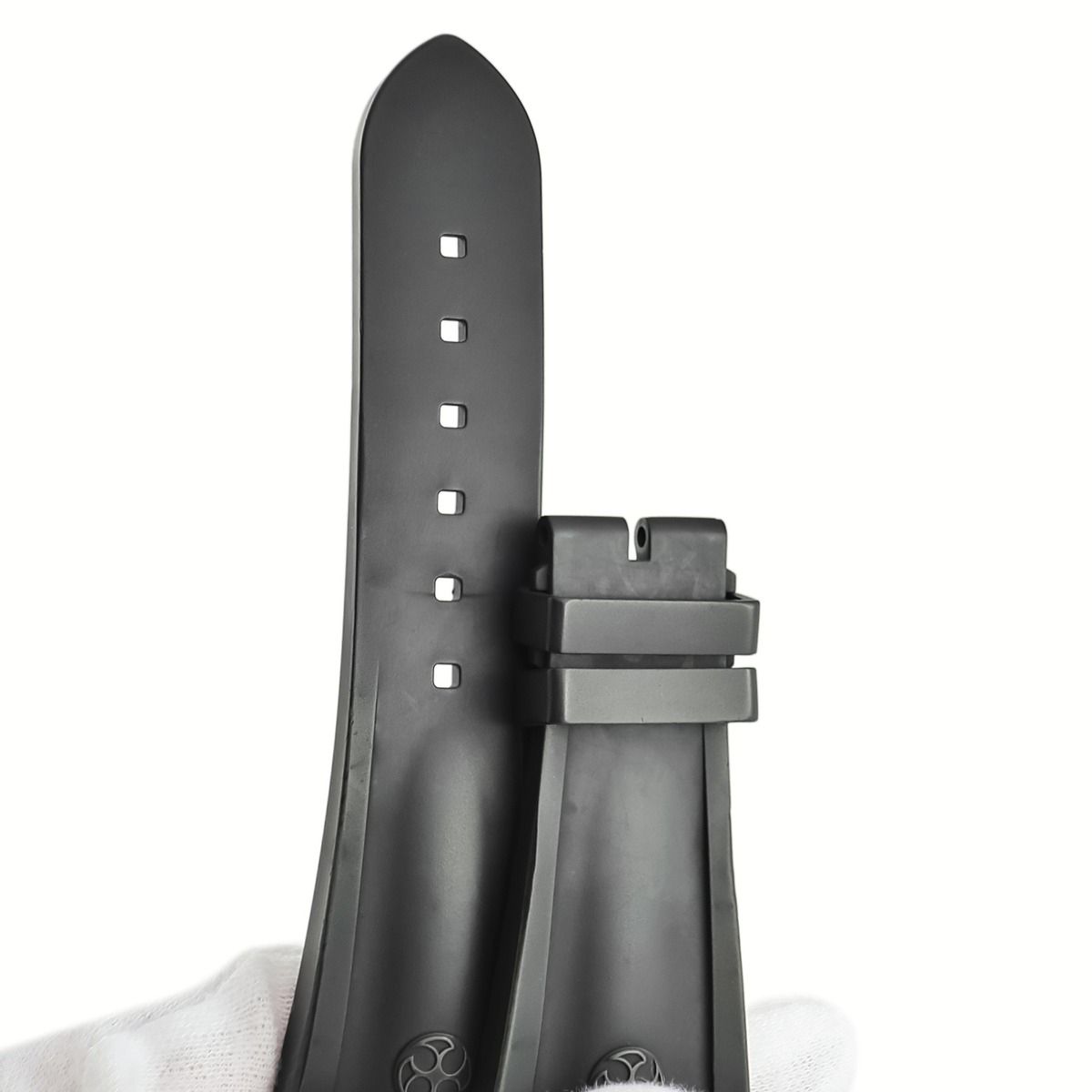 正規品 ハリーウィンストン オーシャンダイバー 純正ラバーベルト 黒