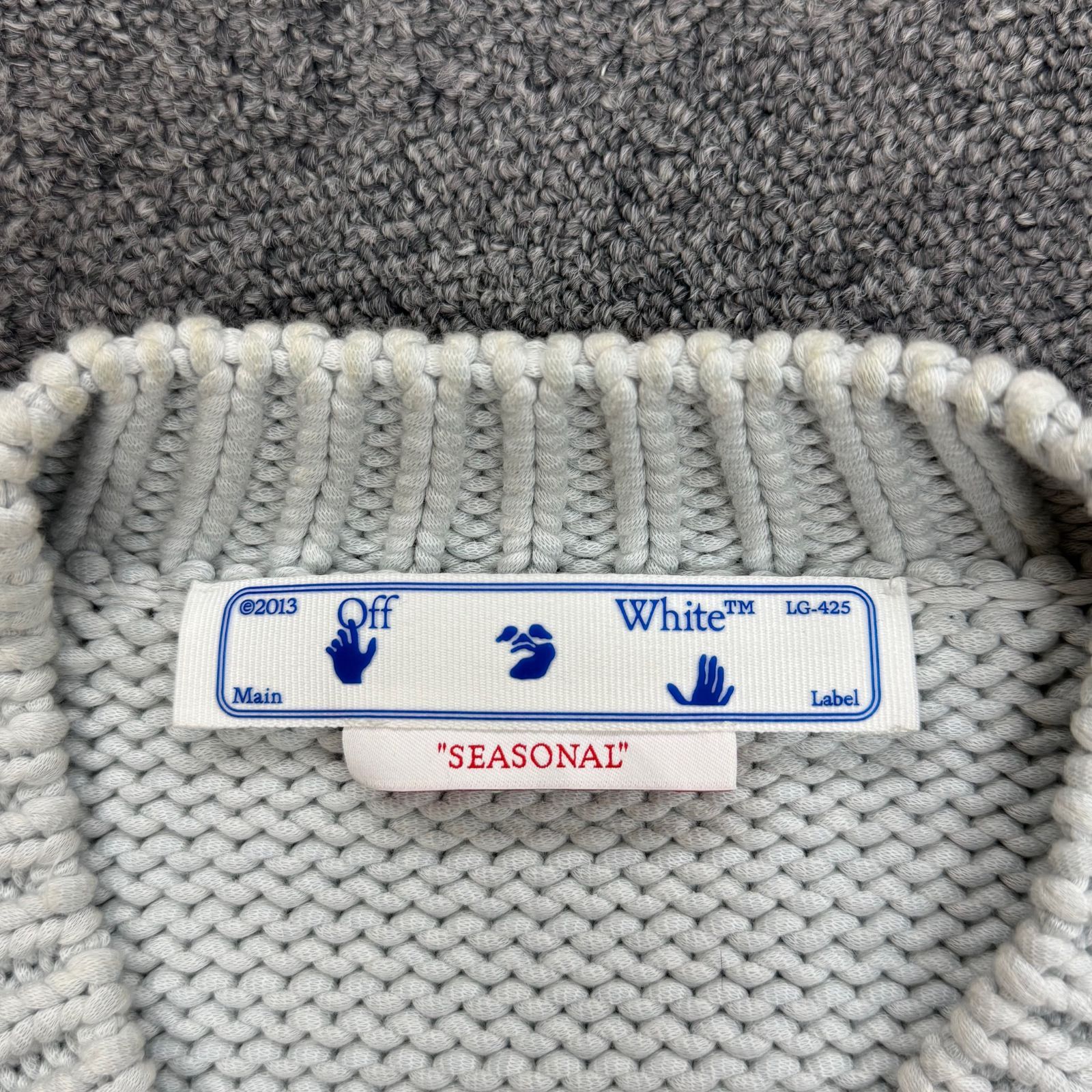 Off-White 23AW Thick Knit Sweater シックニットセーター オフ 
