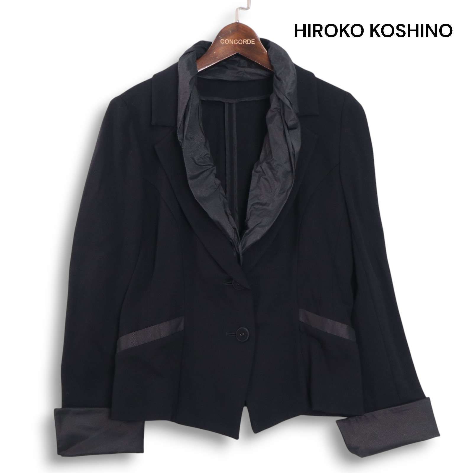 ☆美品☆【Lisiere × Col Pierrot 】ノーカラージャケット ☆美品☆【Lisiere × Col Pierrot 】ノーカラージャケット