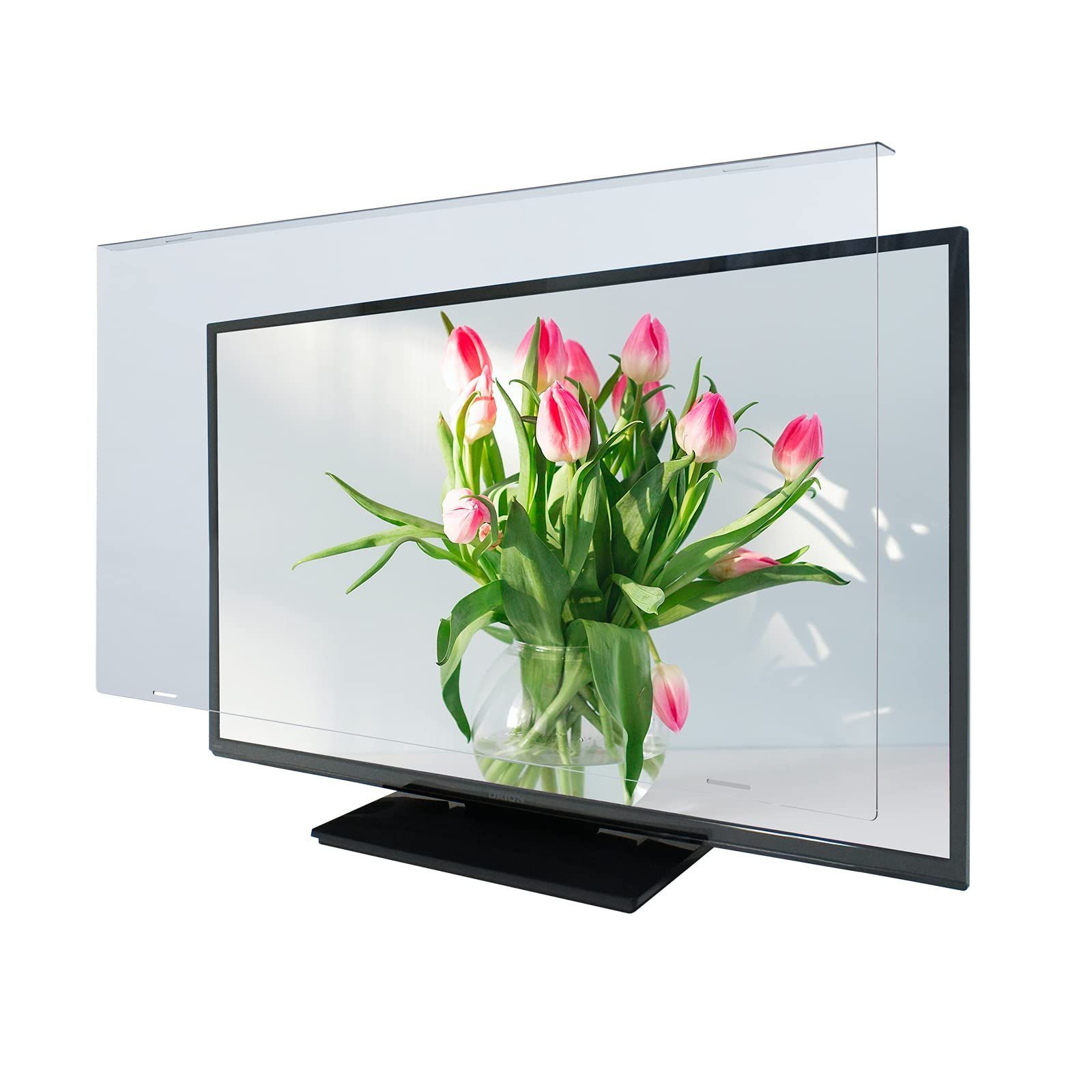 新着商品 ブルーライトカット 対応 固定ベルト付 43インチ テレビガード アンチグ 液晶テレビ保護パネル 43AG2 MMK