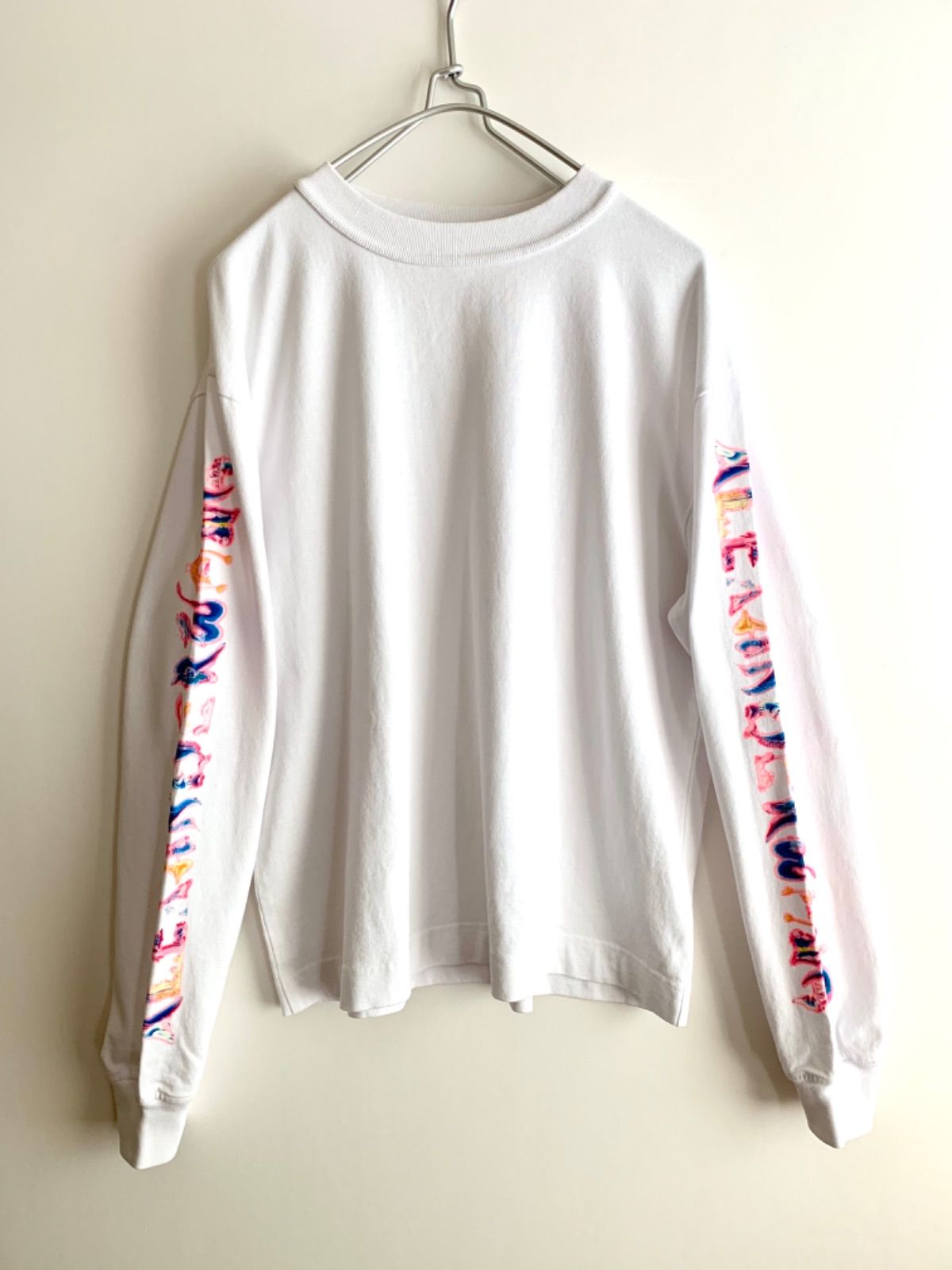 alexanderwang ロンT Tシャツ 長袖 ロゴ　アレキサンダーワン ALEXANDER WANG ロゴプリント ロンT 長袖Tシャツ - メルカリ