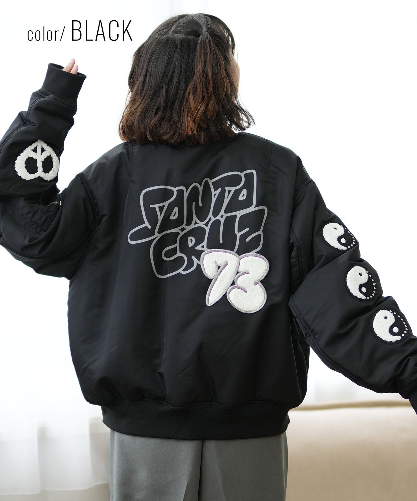 サンタクルーズ アウター MA1 SANTA CRUZ ma1 ma-1 「ムラサキスポーツ限定」SANTACRUZ/サンタ