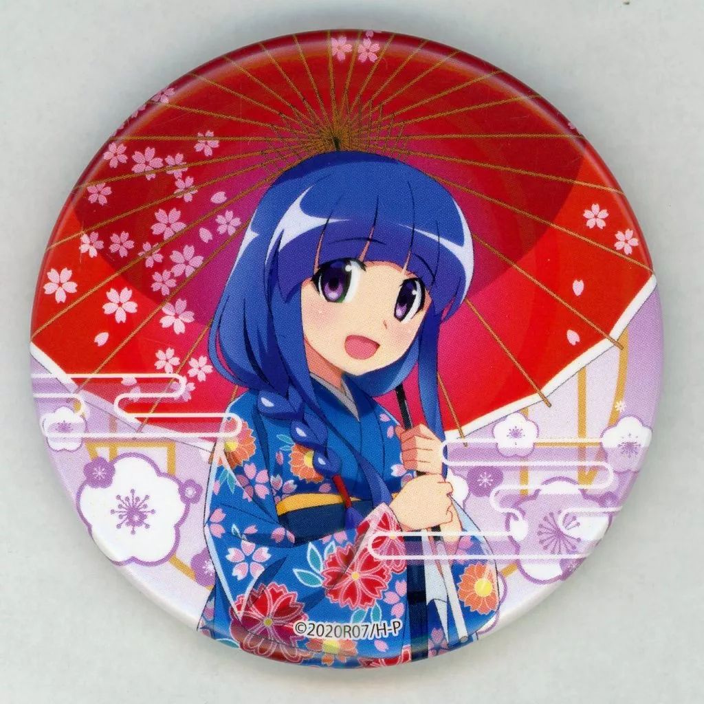 日*4様 ひぐらしのなく頃に　缶バッジ　古手梨花 中古】バッジ・ピンズ 古手梨花(半身) 「ひぐらしのなく頃に 卒