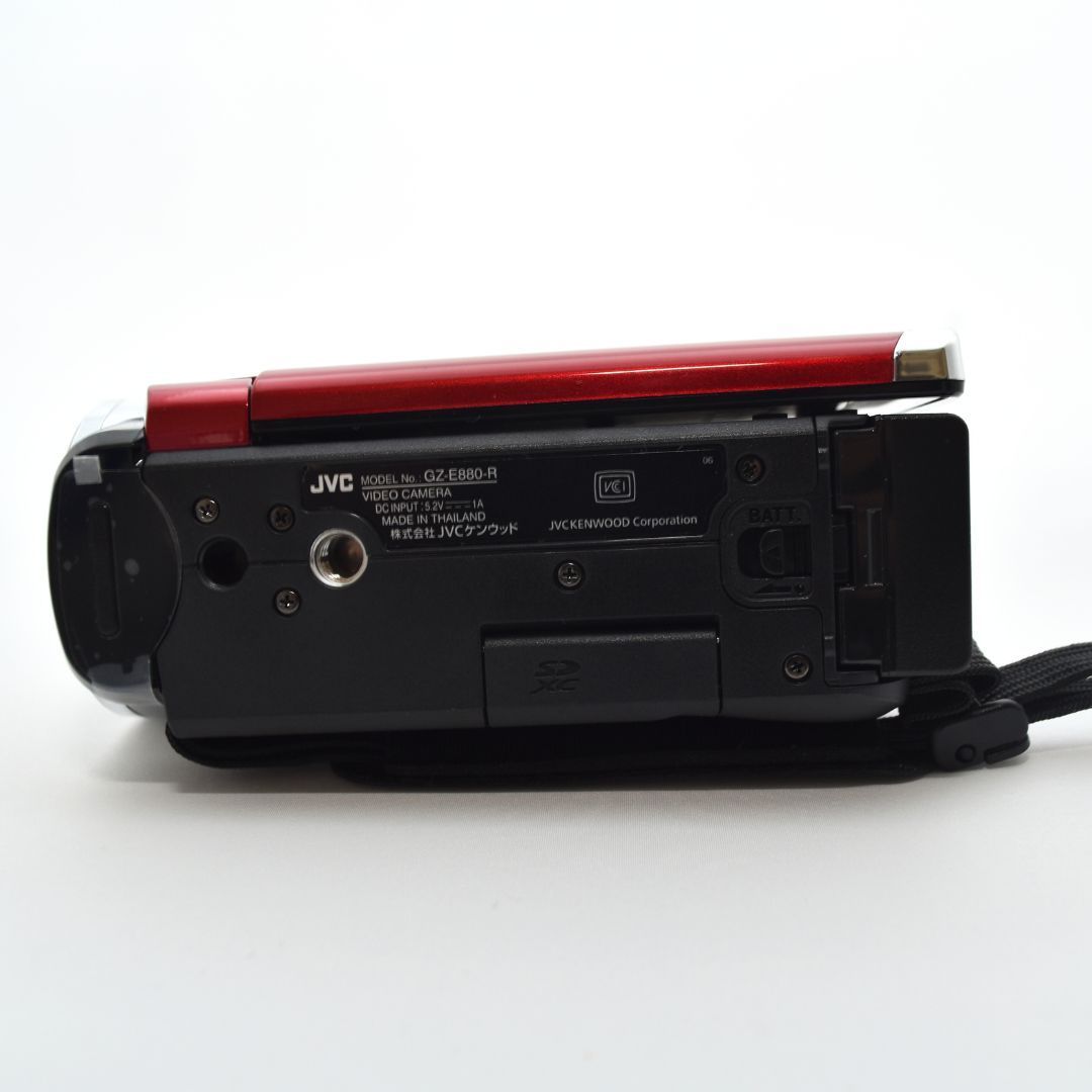 ほぼ新品】JVC GZ-E880 レッド - メルカリ