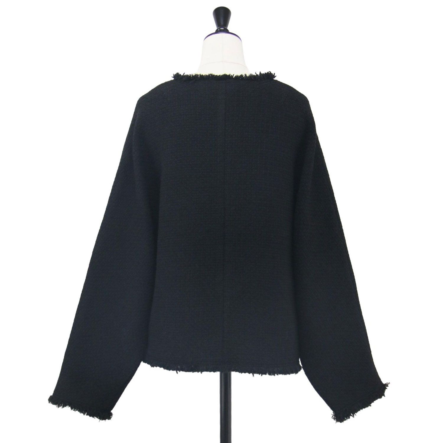 JOURNAL STANDARD TWEEDドルマン　ジャケット　ツイード 追加2》GIOLICATWEED ドルマンジャケット（ノーカラージャケット