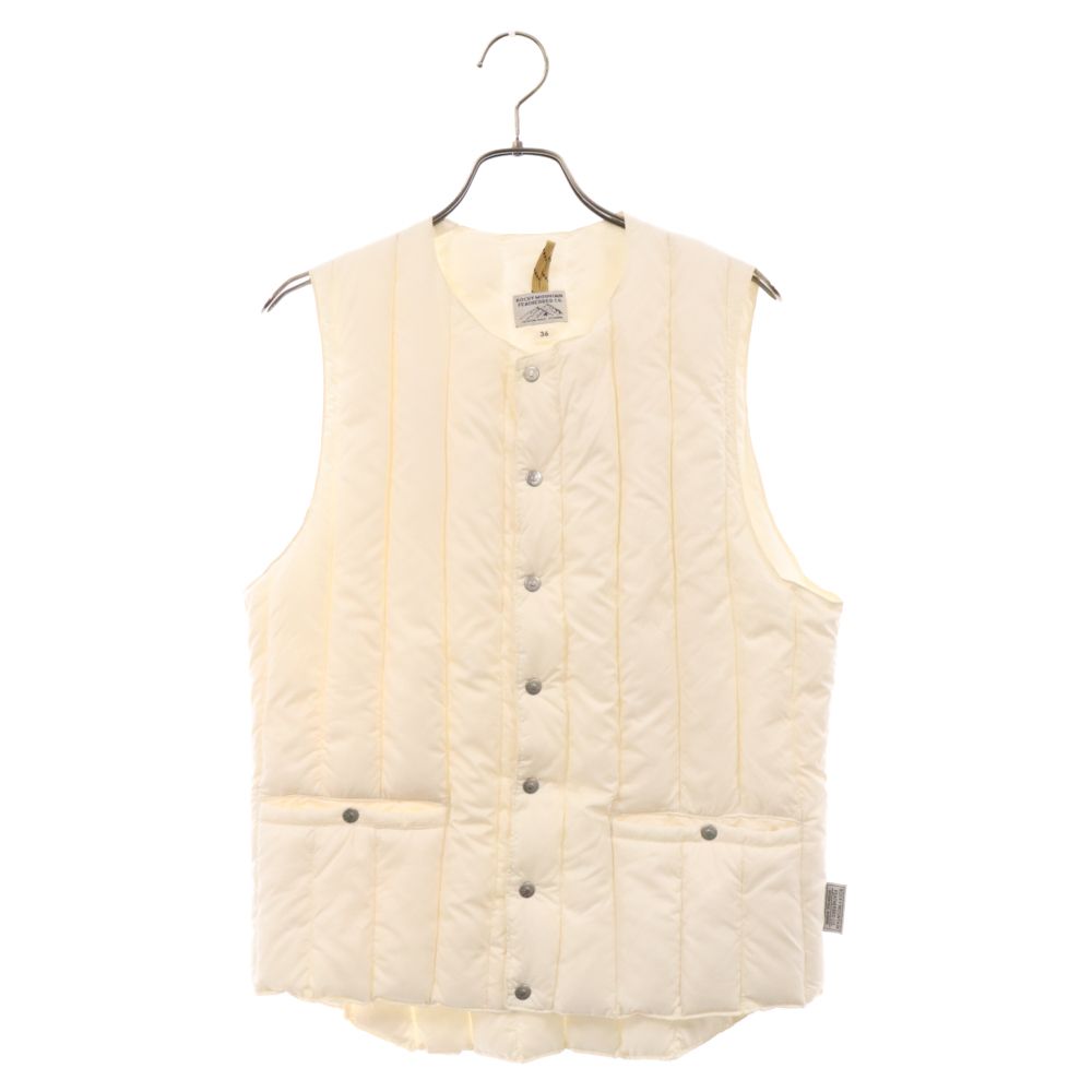 ROCKY MOUNTAIN (ロッキーマウンテン) FEATHERBED フェザーベッド ダウンベスト インナーダウンベスト ホワイト 450-502-23