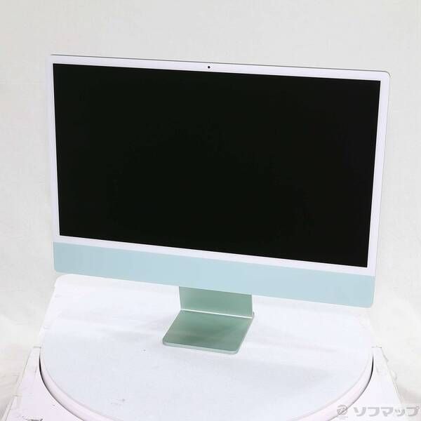 〔 品〕 iMac 24-inch Late-2025 MQRA3J A Apple M3 8コアCPU_8コアGPU 24GB SSD256GB グリーン 〔macOS v15.5〕 258