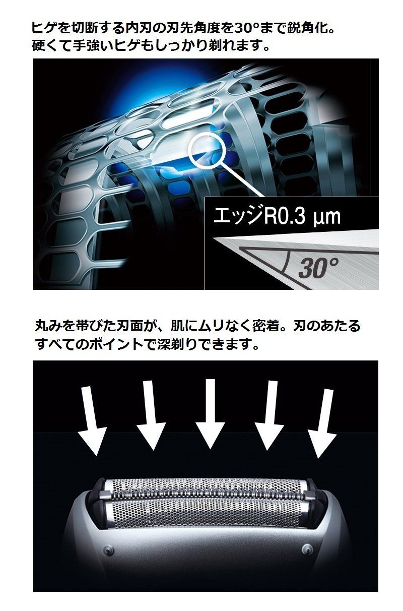 【新品】パナソニック　メンズシェーバー　ES-RL15-A　3枚刃　青 パナソニック メンズシェーバー 3枚刃 お風呂剃り可 赤 ES-RL15-R [赤