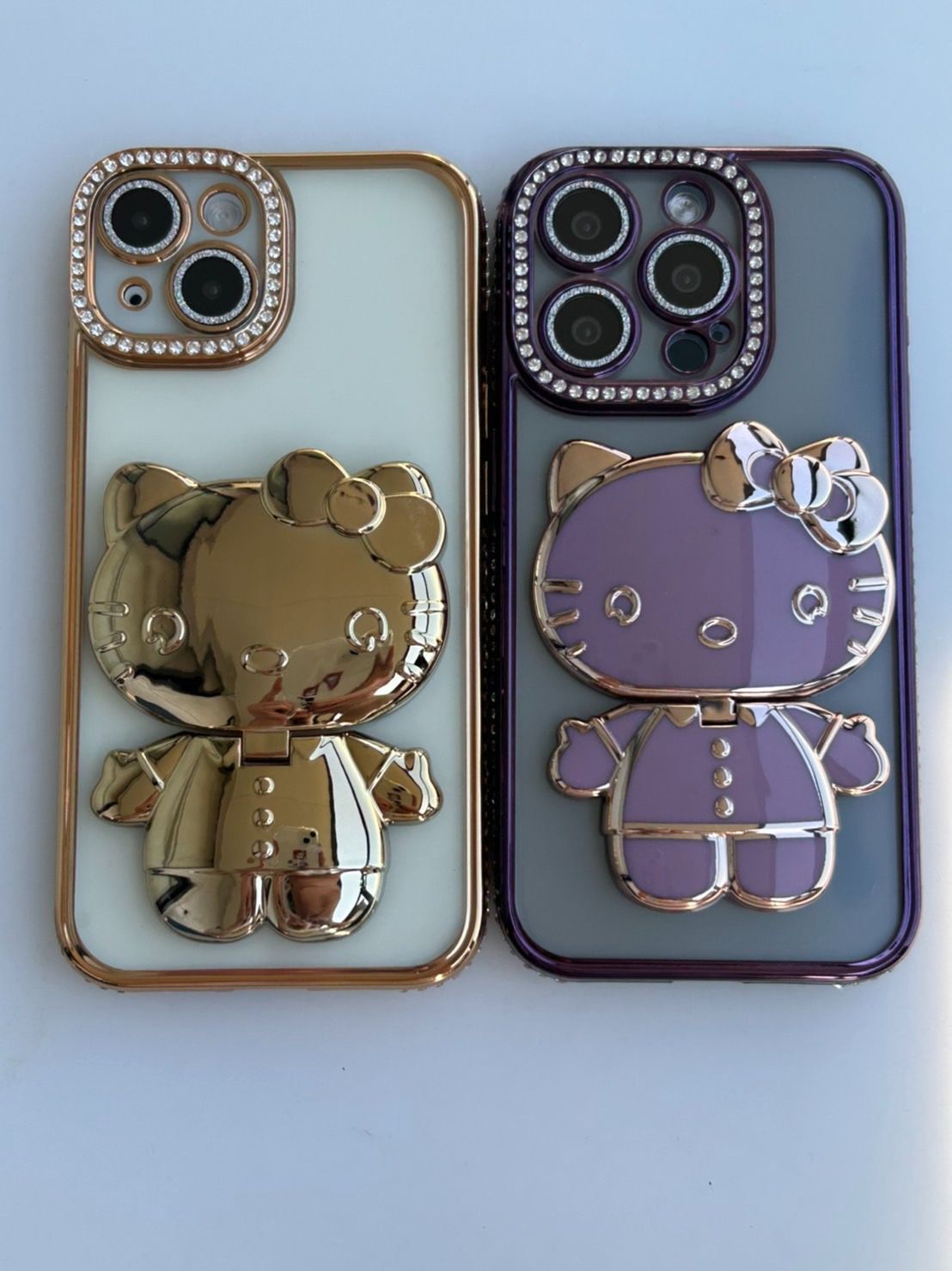 Shop出品 iPhone14 iPhone14Pro キラキラ キティちゃん ミラー