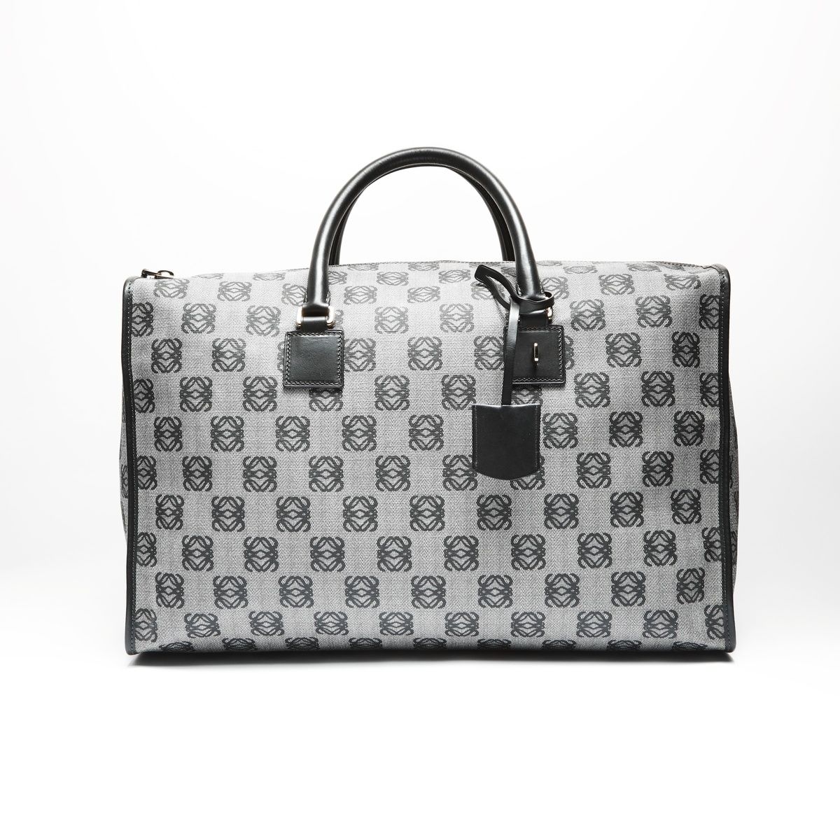 LOEWE ロエベ ボストンバッグ アナグラム コーディング キャンバス