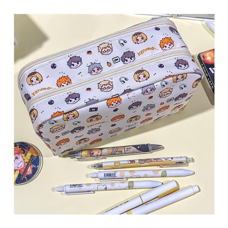 ハイキュー ペンケース 痛ペンポーチ 孤爪研磨 日向翔陽 月島蛍 菅原孝