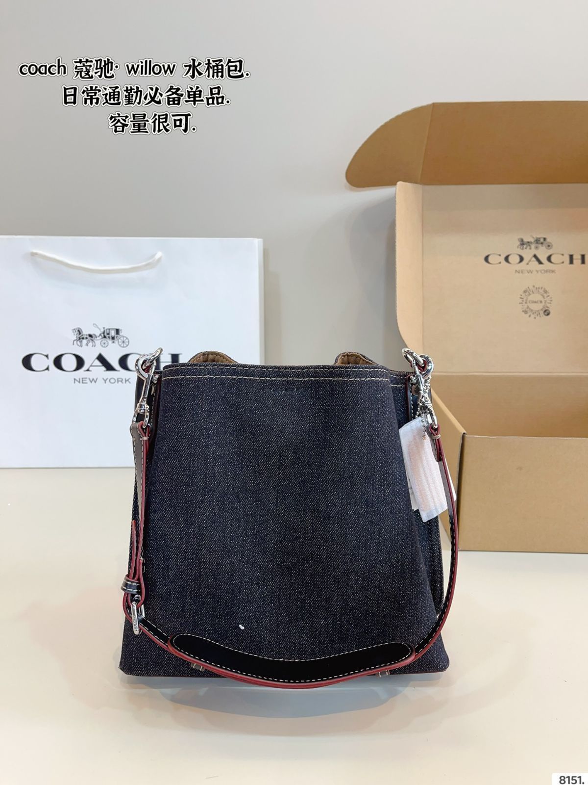 今日特価】COACH Willow Bucket Bag コーチ ウィロー バケット