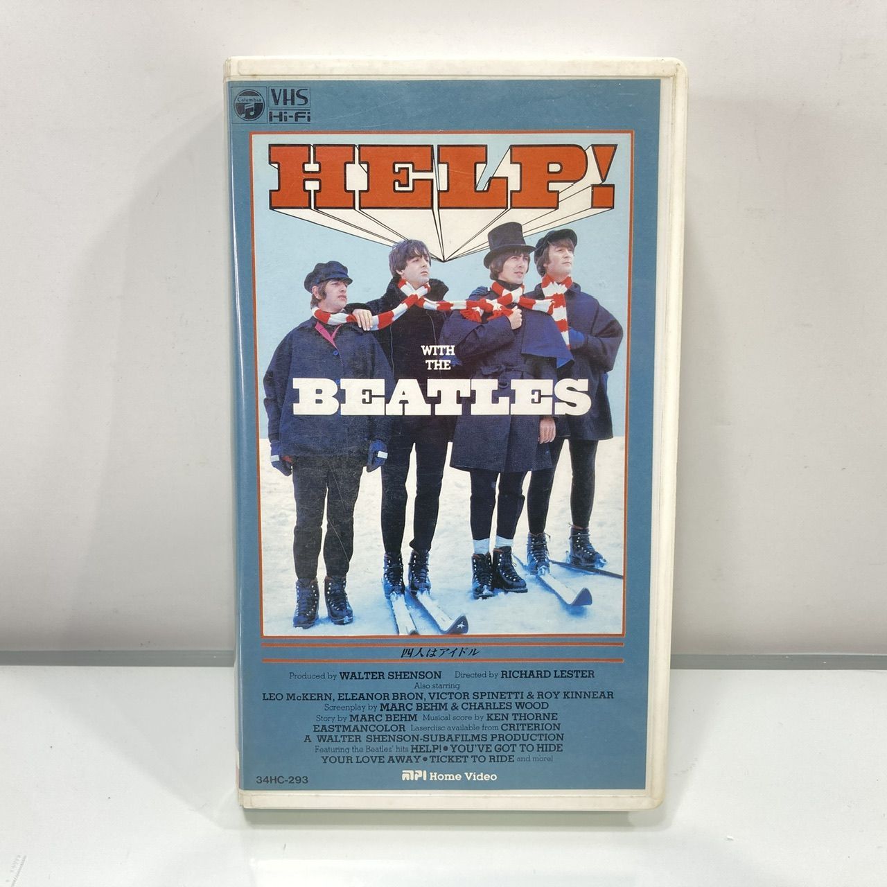 WITH THE BEATLES ザ・ビートルズ HELP! 四人はアイドル VHS