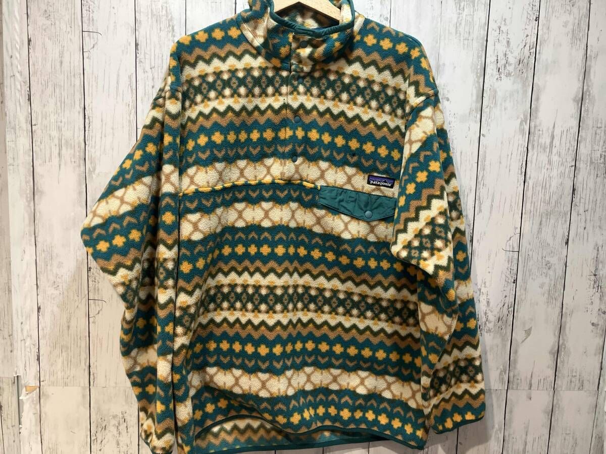 patagonia synchilla snap-t パタゴニア シンチラスナップ 総柄 STY25450FA15 Lサイズ