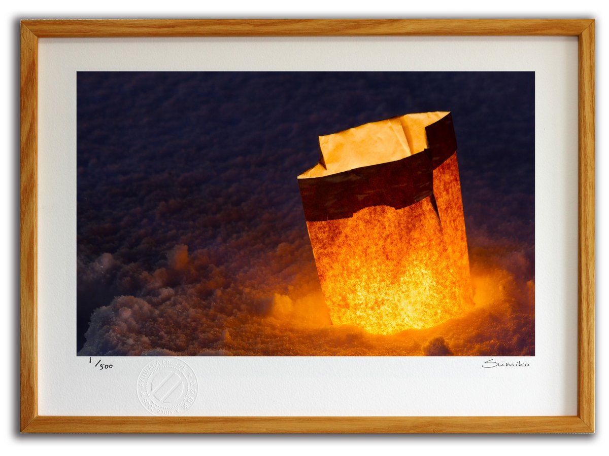 内野隆文　夜のくま　絵画　アンティークペーパー　アクリル画　現代美術　額付　真作 内野隆文 夜のくま 絵画 アンティークペーパー アクリル画 現代美術 額