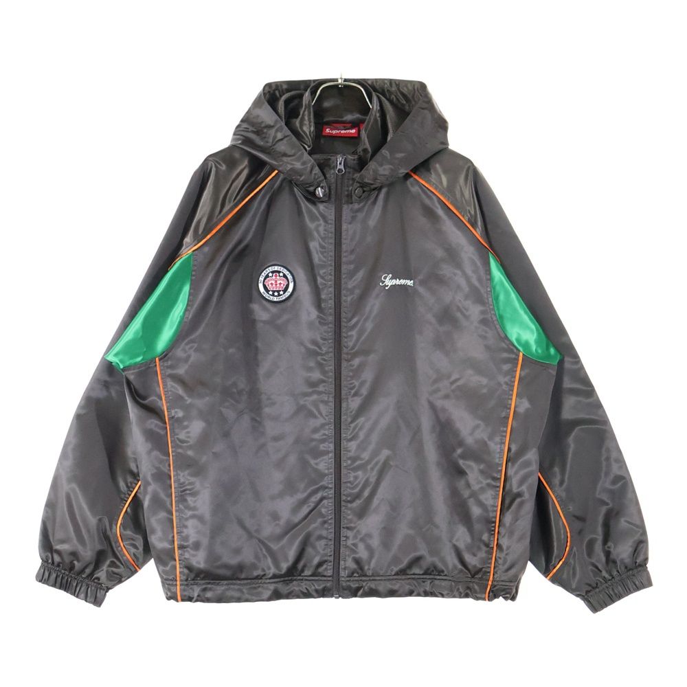 Supreme Satin Hooded Track Jacket 