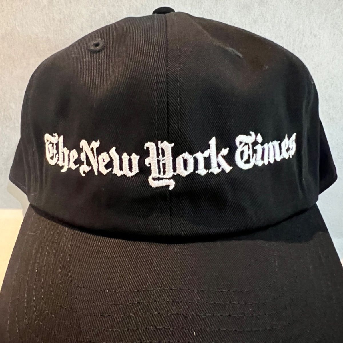 NEW YORK TIMES LOGO DAD CAP ニューヨークタイムズ キャップ - メルカリ