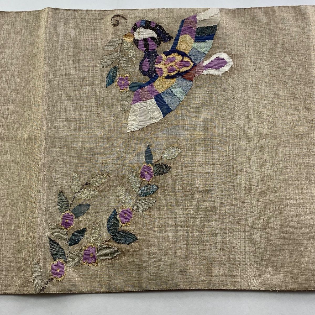 花喰い鳥 金銀糸