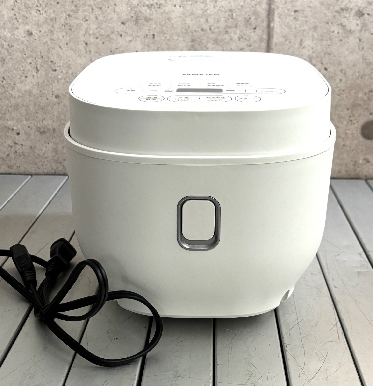 山善 YAMAZEN YJP-DM102 2024年製 炊飯器 5.5 マイコン 式5.5合炊き