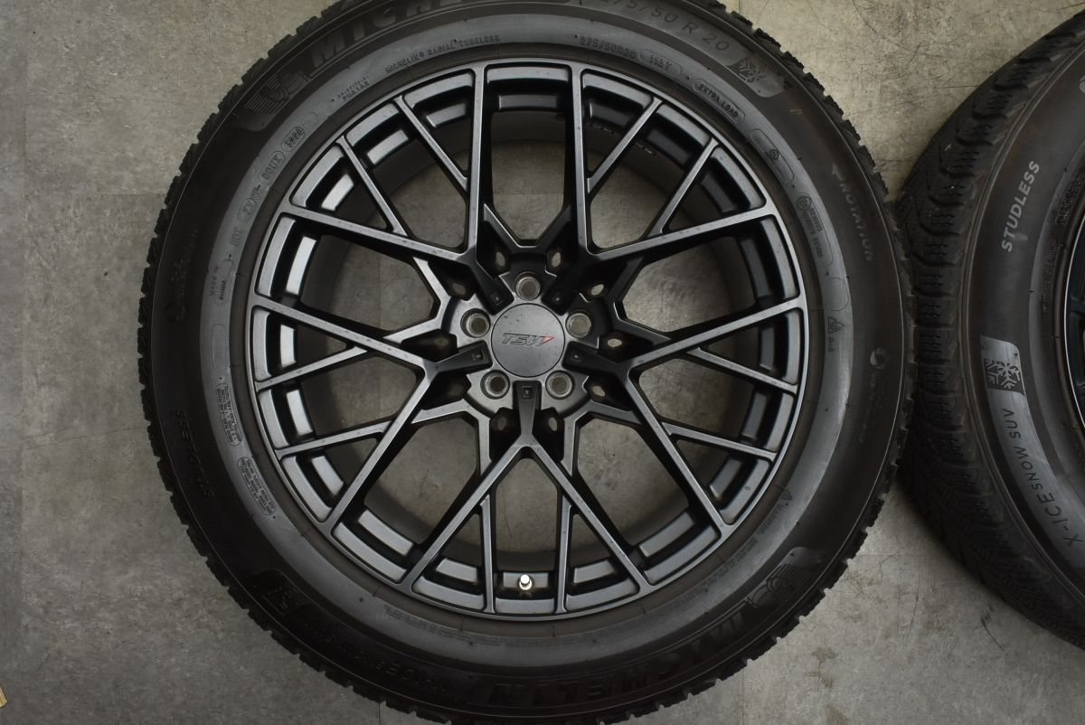 美品】TSW Sebring RF 20in 10J +25 PCD112 ミシュラン X-ICE SNOW SUV 