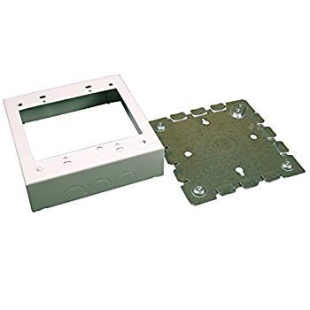 ホワイト - 二つのギャングボックスW Wiremold BW32 4-3 / 4 