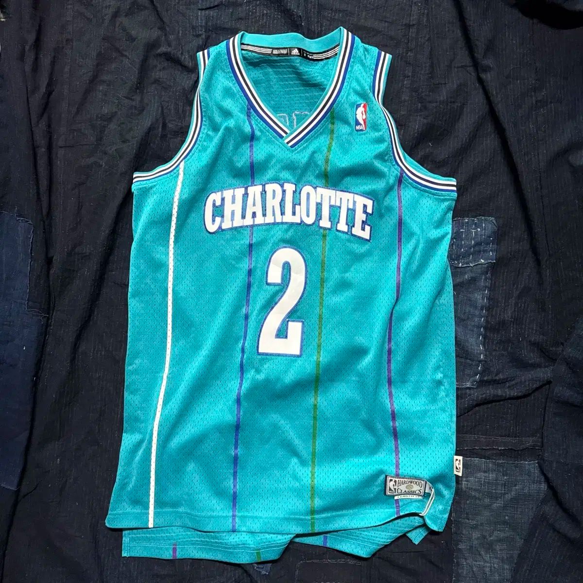adidas(アディダス) 90s シャーロット ホーネッツ 再版 ホーム ジャージ M