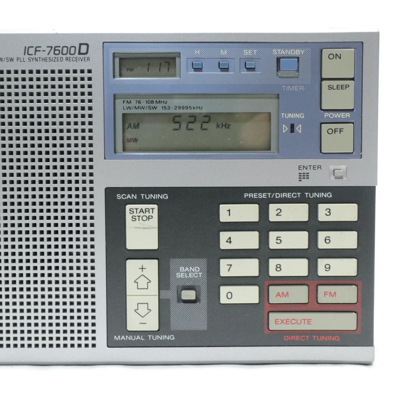 受信・動作確認済】SONY/ソニー ICF-7600D 高性能ワールドワイド