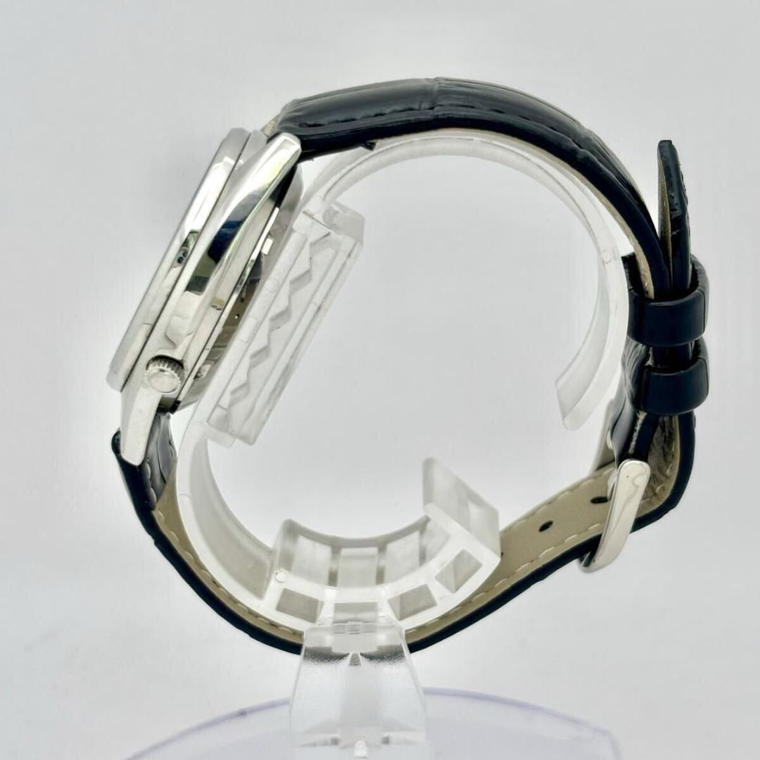 電池 SEIKO5 セイコー５ 自動巻き メンズ 腕時計 ネイビー ベルト