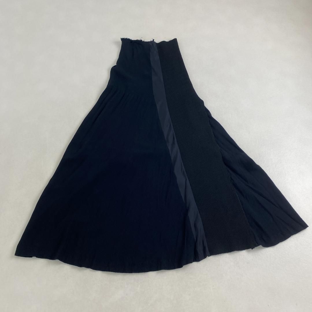 COMME des GARCONS コムデギャルソン ロングスカート マキシ丈 Aライン ブラック AD1993