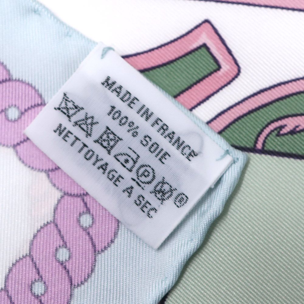栄】エルメス スカーフ カレ90 LA BERLINE BAYADERE マルチ