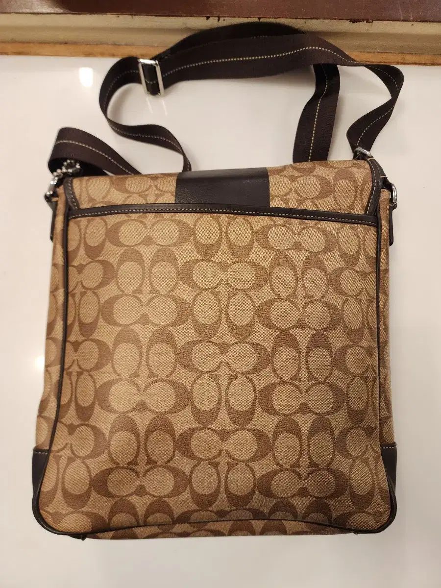 Coach ボディバッグ ブラウン coach コーチ ボディバッグ ポーチ ブラウン レザー キャンバス