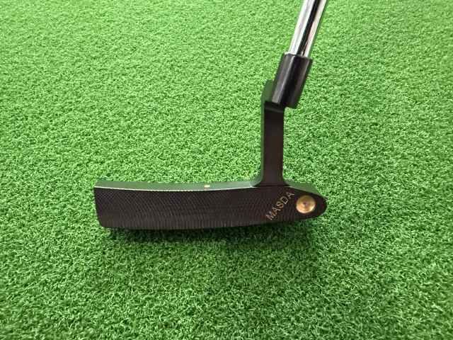 パター マスダゴルフ STUDIO-1 ブラックコート仕上げ◆オリジナルスチール 34 ◆◆4 1405