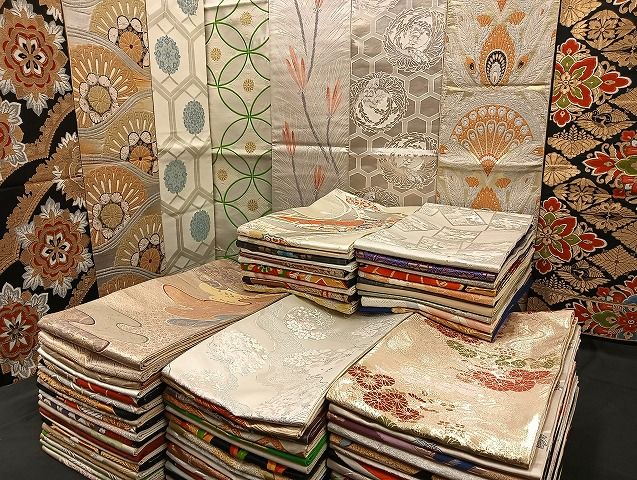 平和屋着物□袋帯 西陣 まとめて100点 鳳凰 鶴 鴛鴦 人物 向い蝶 風景  