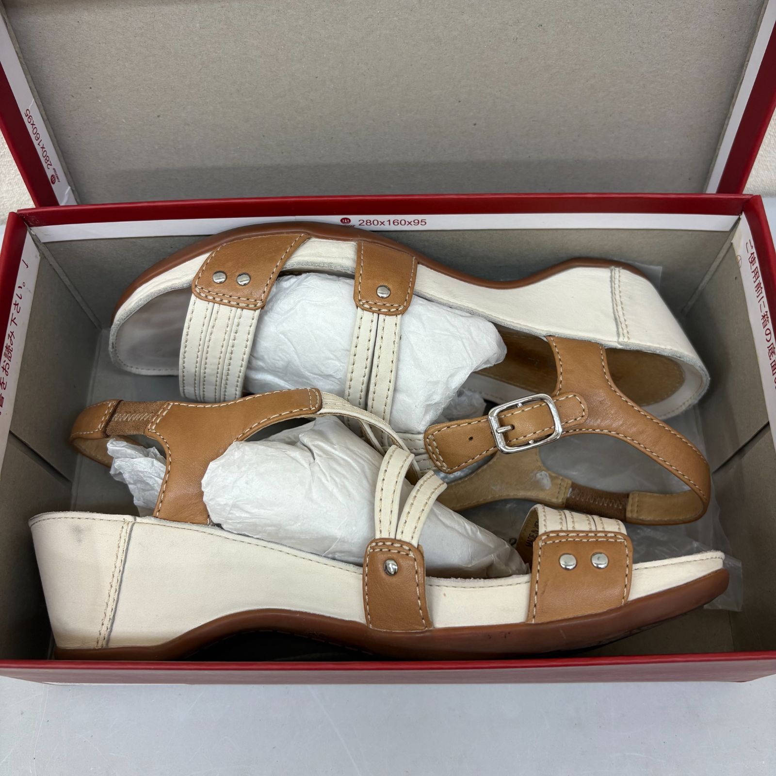 K2397☆REGAL リーガル クロスデザインサンダル レディース