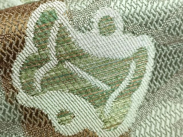 平和屋本店■極上　洛風林　工芸帯地　六通柄袋帯　立涌吉祥文　金銀糸　逸品　DZAA6250kh5 平和屋本店□極上 洛風林 工芸帯地 六通柄袋帯 立涌吉祥文 金銀糸 逸品