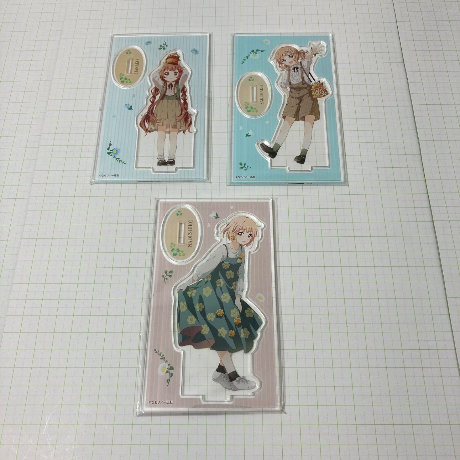 瀬戸店】ゆるゆり × 大室家 × アトレ アクリルスタンド 7点セット（大