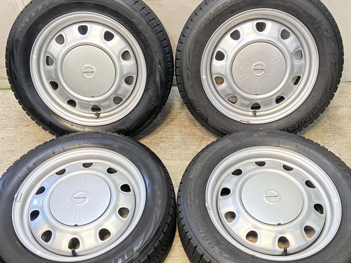 185 60R15 ブリヂストン ブリザック VRX2 SCHWARZ 15x5.5 100 114.3-4穴 タイヤ スタッドレスタイヤ ホイールセット 4本セット w15251007965