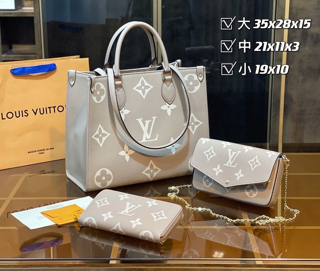 【すぐ届く/ショッピングバッグ風☆】ルイヴィトン ハンドバッグ ルイ・ヴィトン“手書き風”モノグラム・プリントの新作バッグ