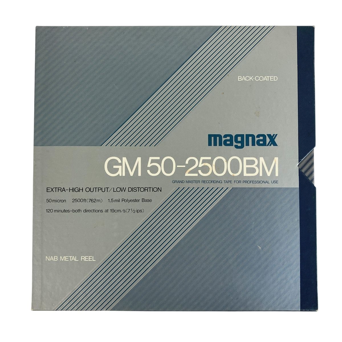 magnax GM50-2500BM オープンリール メタルテープ オーディオ 音響機材 ジャンク Y10398340