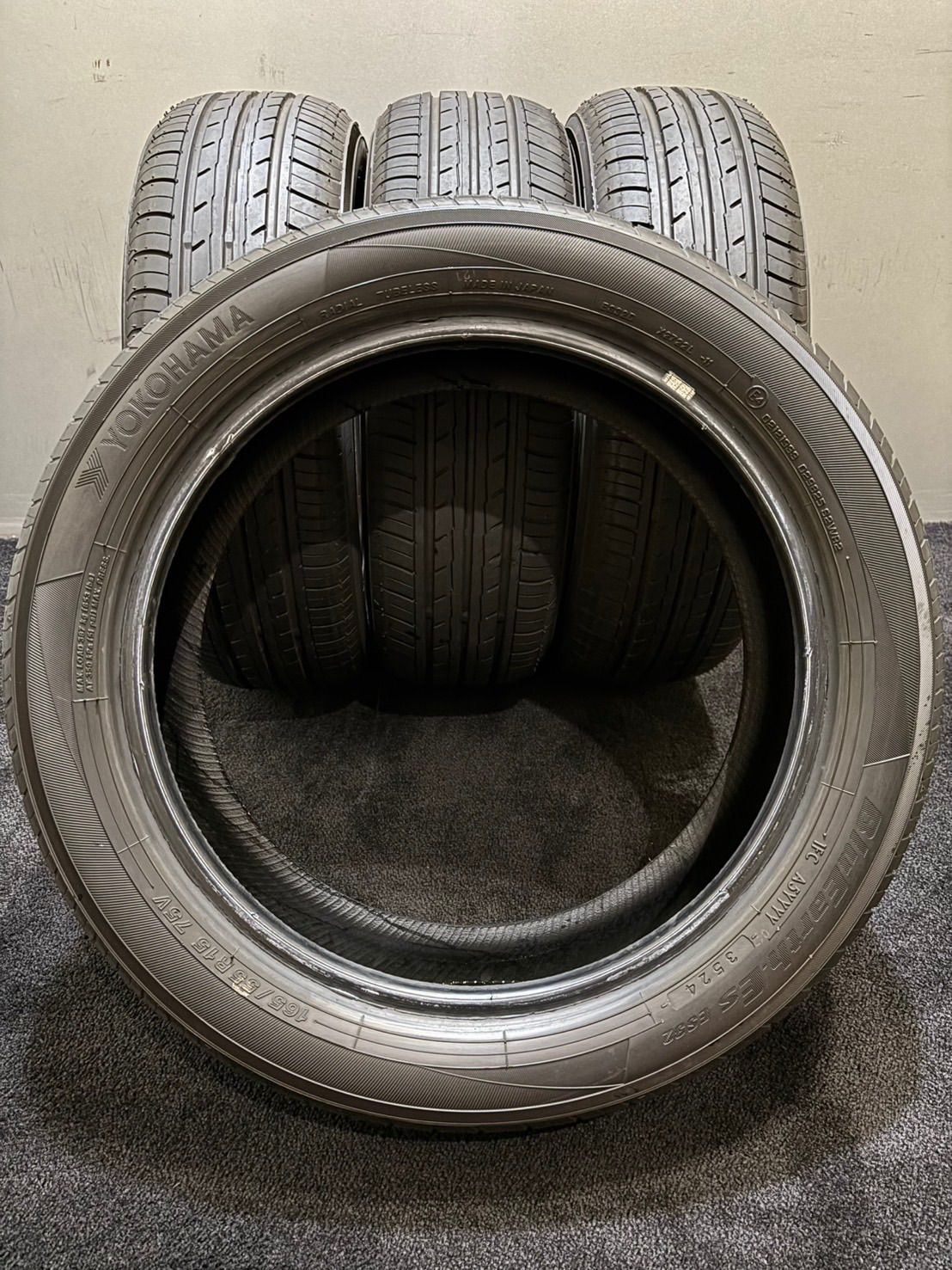 ☆165/55R15 YOKOHAMA/BluEarth-Es ES32 24年製 夏タイヤ サマータイヤ